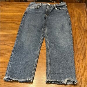 Agolde Kyle Cropped Stretch Denim Jeans, size‎ 27